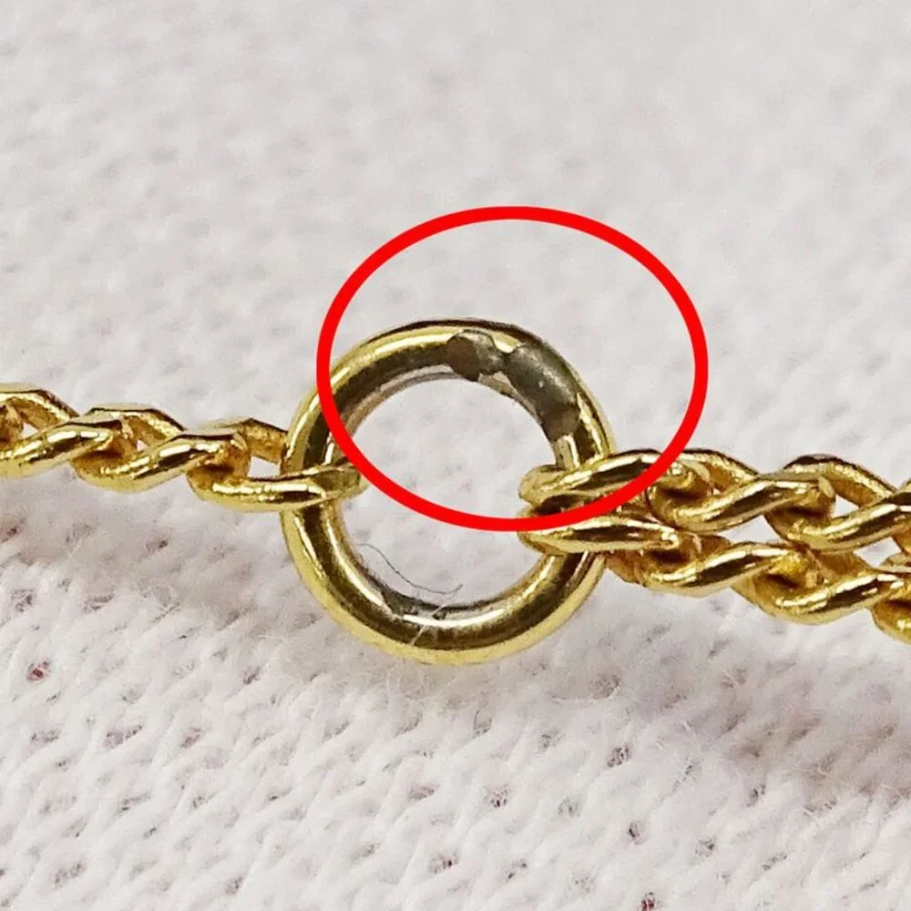 Celine Necklace Triomphe Gold 2 Strand Necklace Accessories - Picture 13 of 13